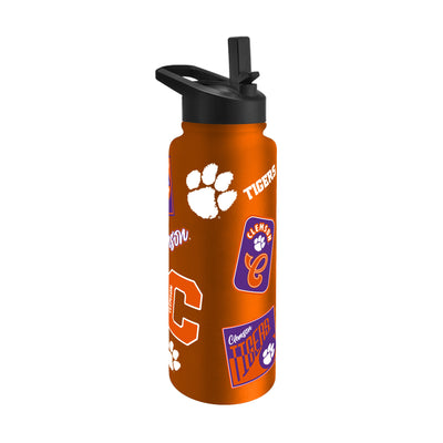Clemson 34oz Dreamweave Quencher Bottle