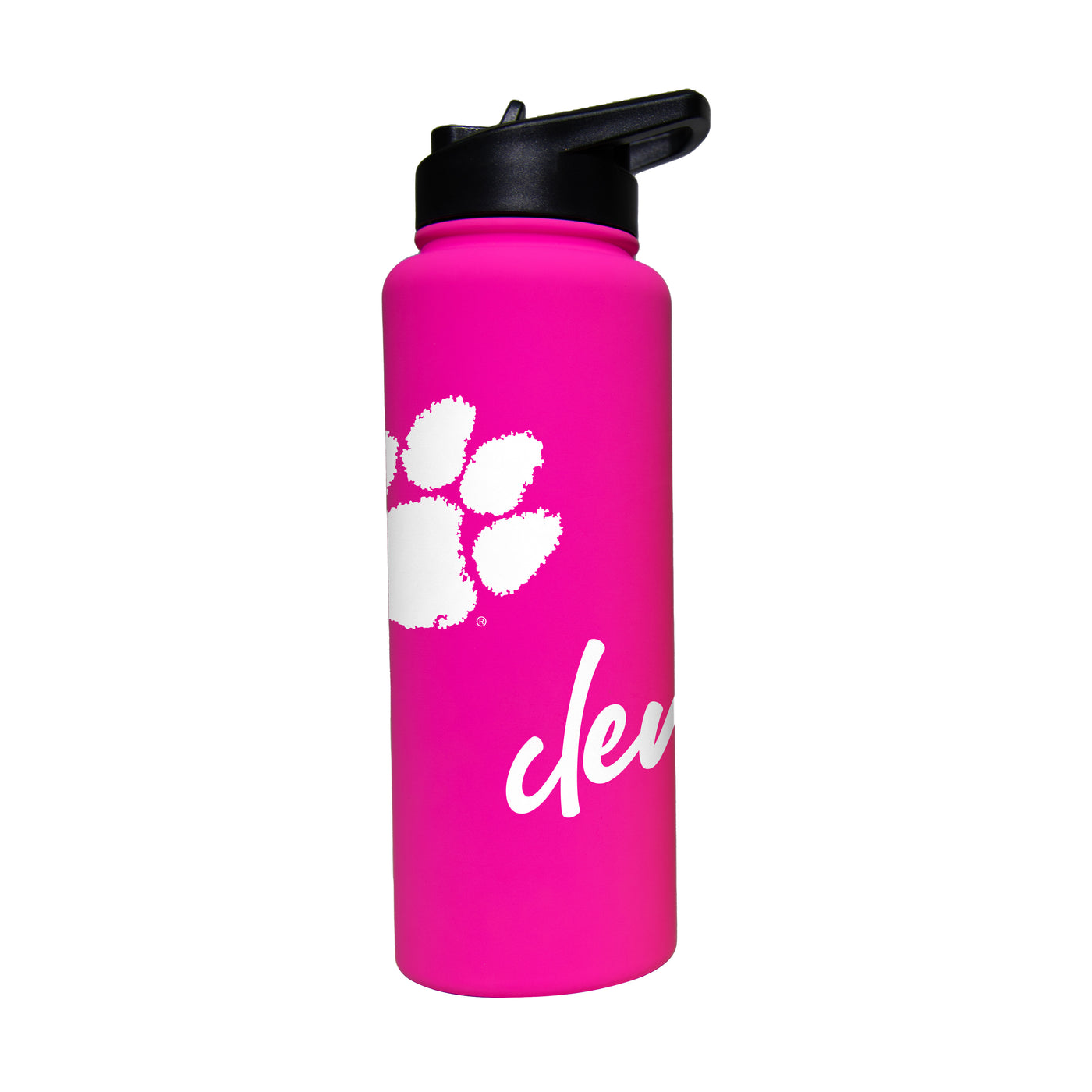 Clemson 34oz Electric Bold Soft Touch Quencher