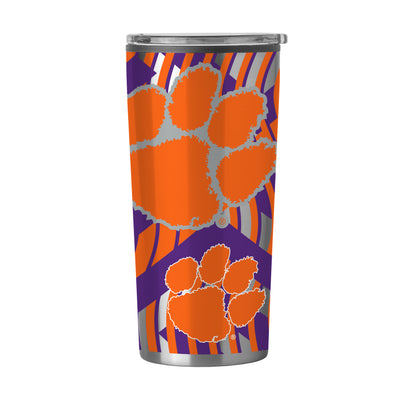 Clemson Flex 20oz Plastic Wall Stainless Tumbler - Logo Brands