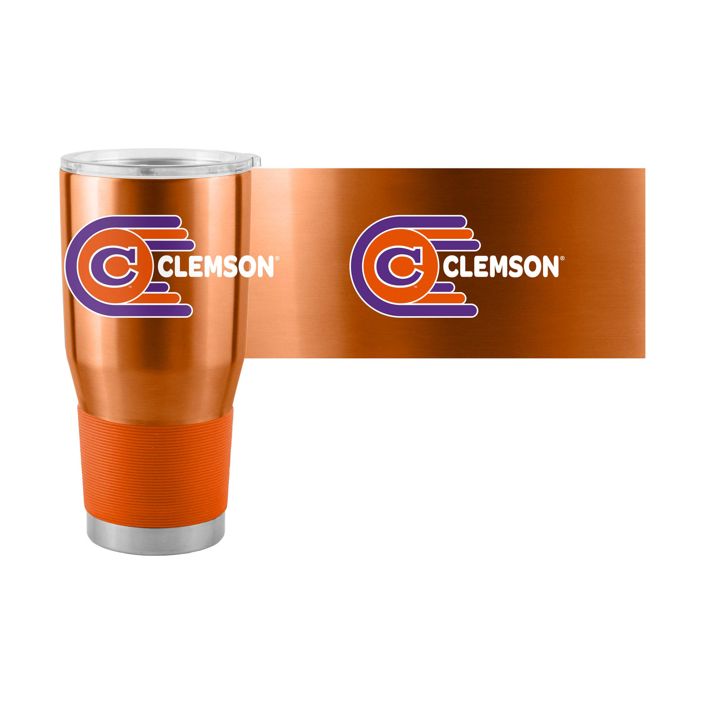 Clemson 30oz Whirl Stainless Steel Tumbler