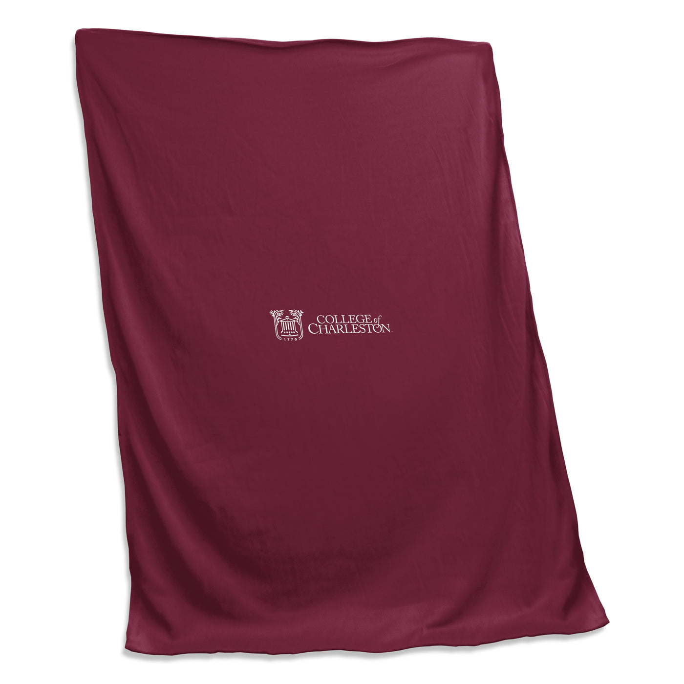 College of Charleston Sweatshirt Blanket (Screened)