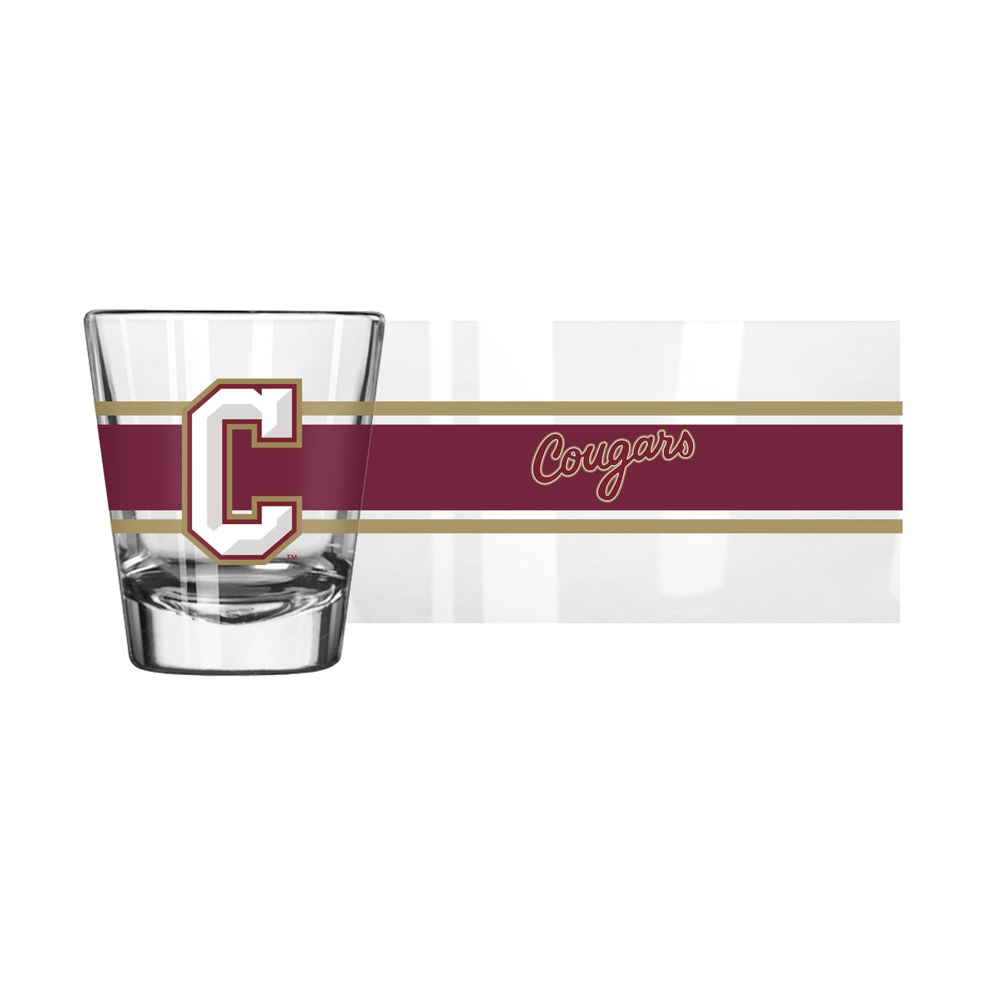 College of Charleston 2oz Stripe Shot Glass - Logo Brands