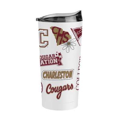 College of Charleston 20oz Native Powder Coat Tumbler