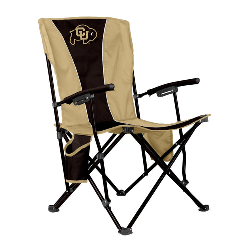 Colorado Big Boy Hard Arm Chair by Logo Brands, sturdy wooden furniture with padded armrests and plush upholstery.