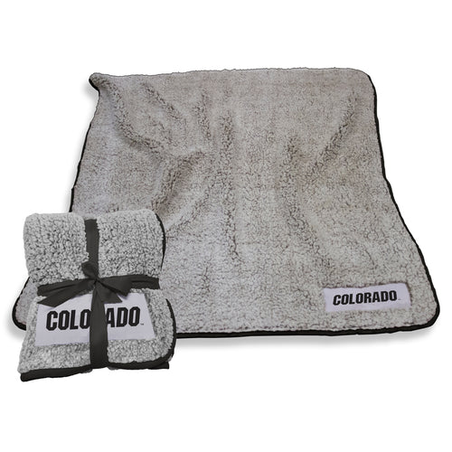 Colorado Frosty Fleece blanket by Logo Brands, cozy fleece throw with a winter-themed design, perfect for warmth and comfort.