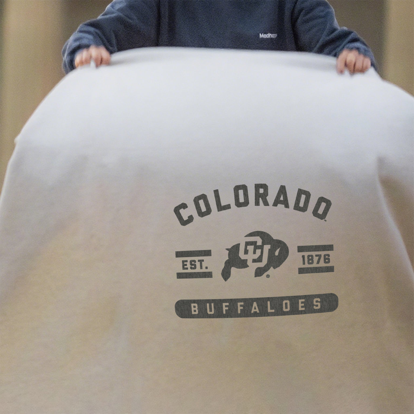 Colorado Oatmeal Sweatshirt Blanket