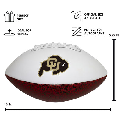 Colorado Official-Size Autograph Football - Logo Brands