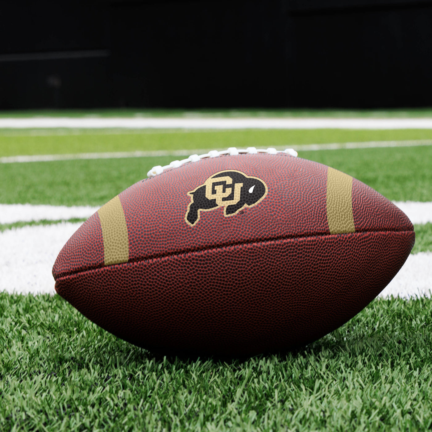 Colorado Team Stripe Official-Size Composite Football