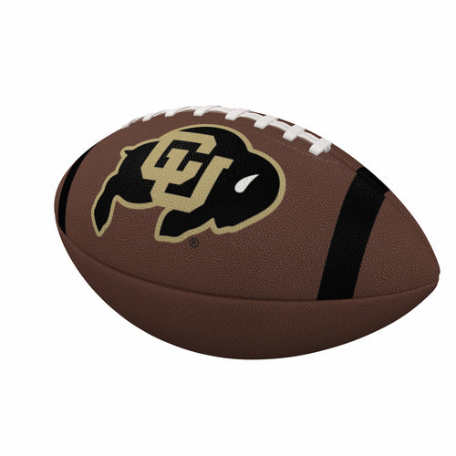 Colorado Mini-Size Composite Football by Logo Brands, recreation football with Colorado team logo and colorful design.