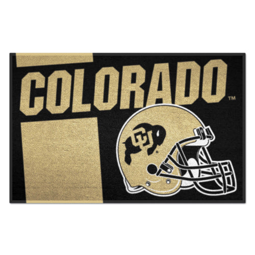 University of Colorado starter mat by Logo Brands, featuring team logo and colors, perfect for sports fans and game day decor.