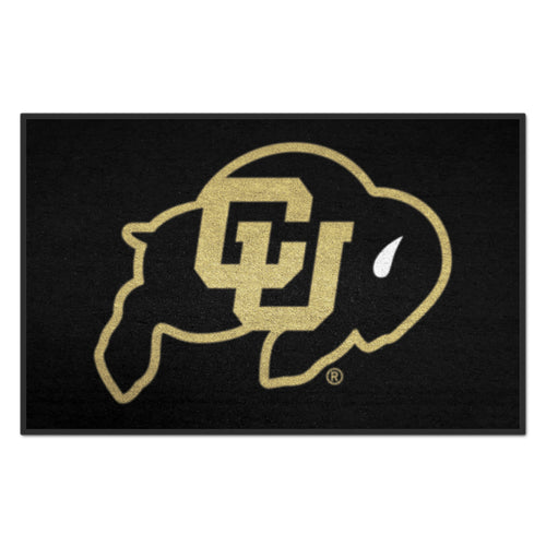 University of Colorado starter mat by Logo Brands, featuring team colors and logo for fans and students.