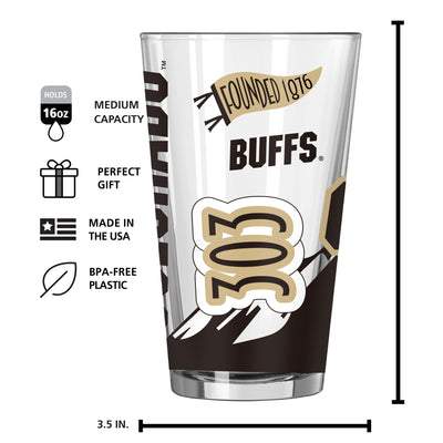 Colorado 16oz Native Pint Glass