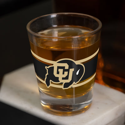 Colorado 2oz Stripe Shot Glass - Logo Brands