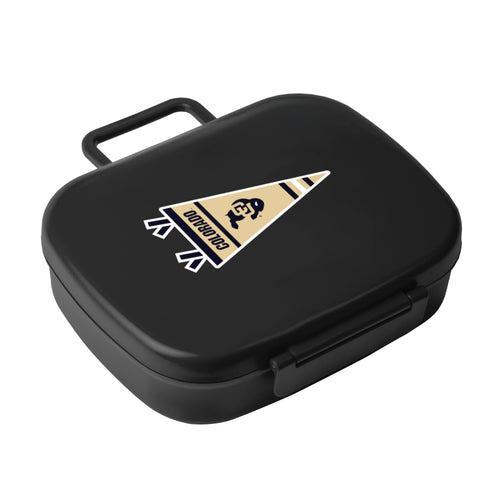 Colorado Travel Pennant Lunch Box cooler by Logo Brands, featuring colorful travel pennant design and compact insulated storage.