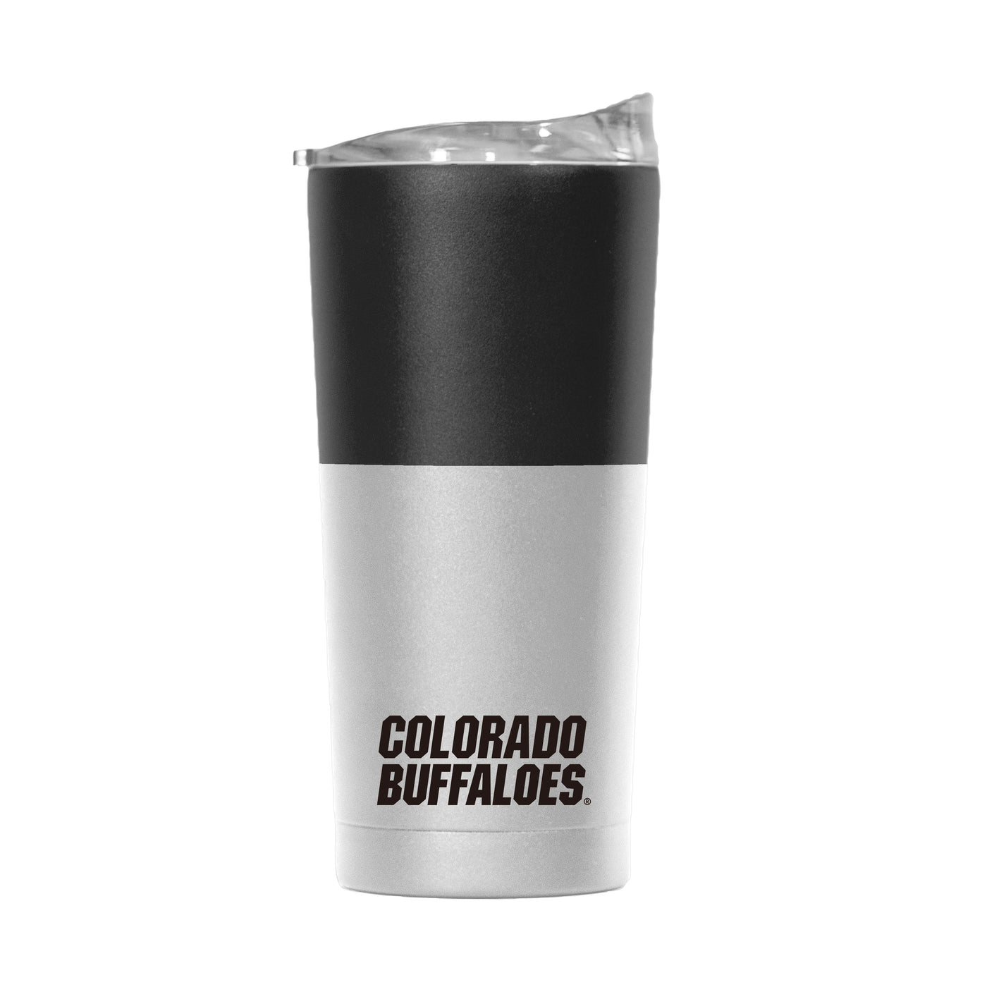 Colorado 20oz Colorblock White Powder Coat Tumbler - Logo Brands