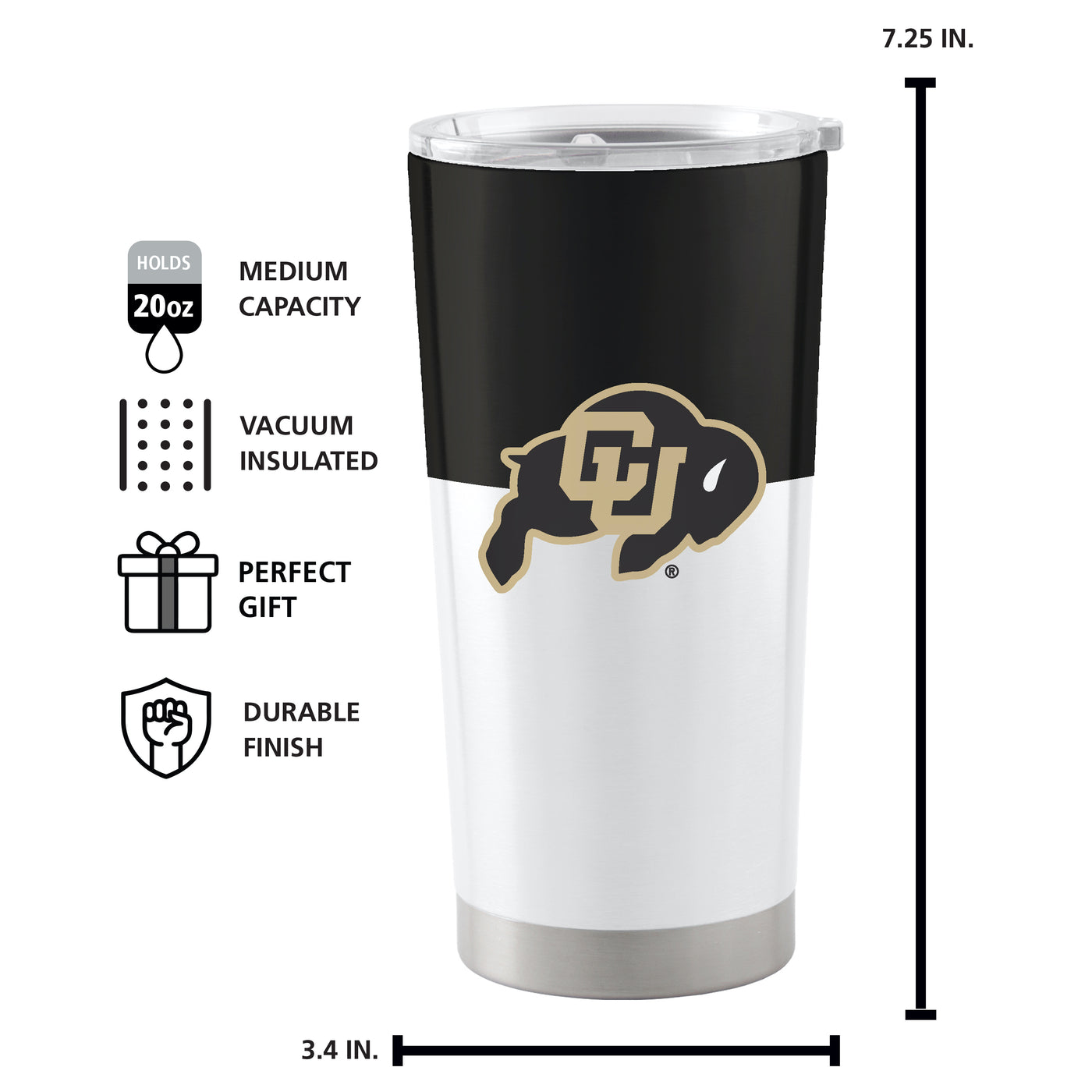Colorado Colorblock 20oz Stainless Tumbler