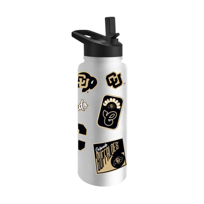 Colorado 34oz White Dreamweave Quencher Bottle