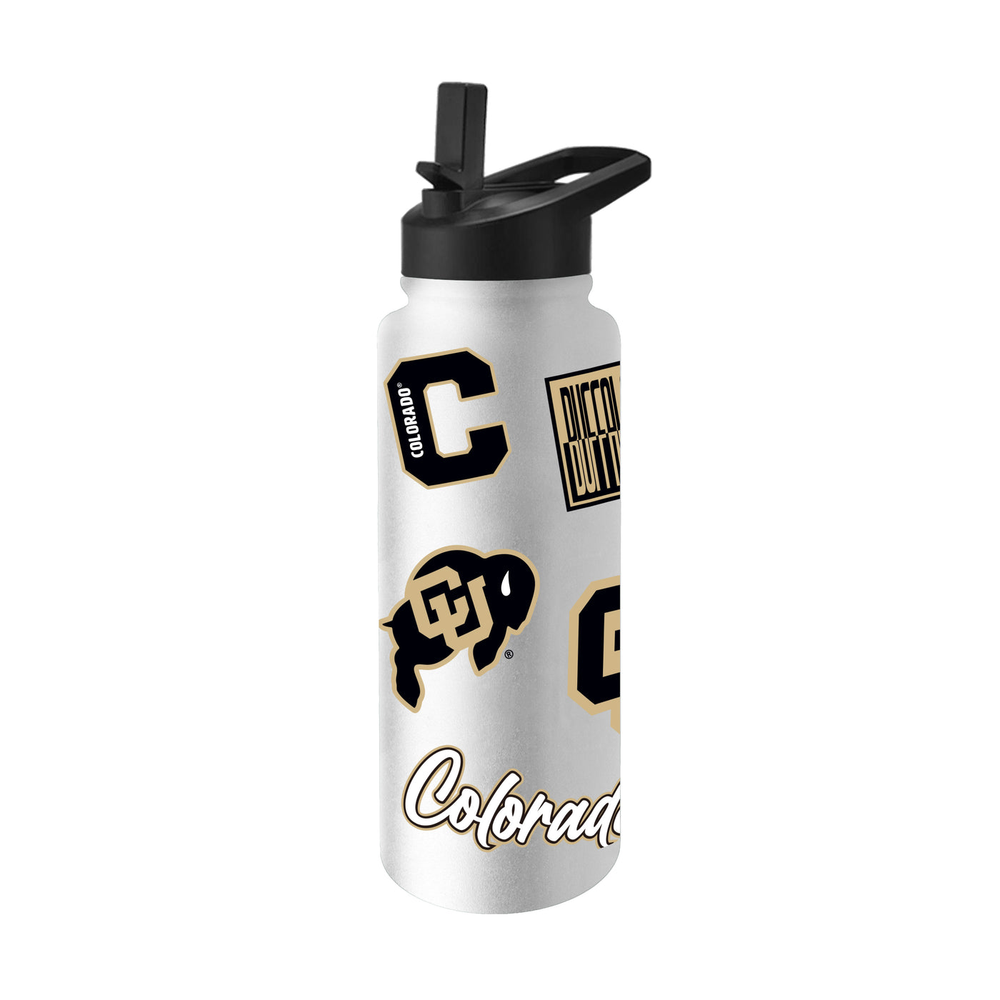 Colorado 34oz White Dreamweave Quencher Bottle