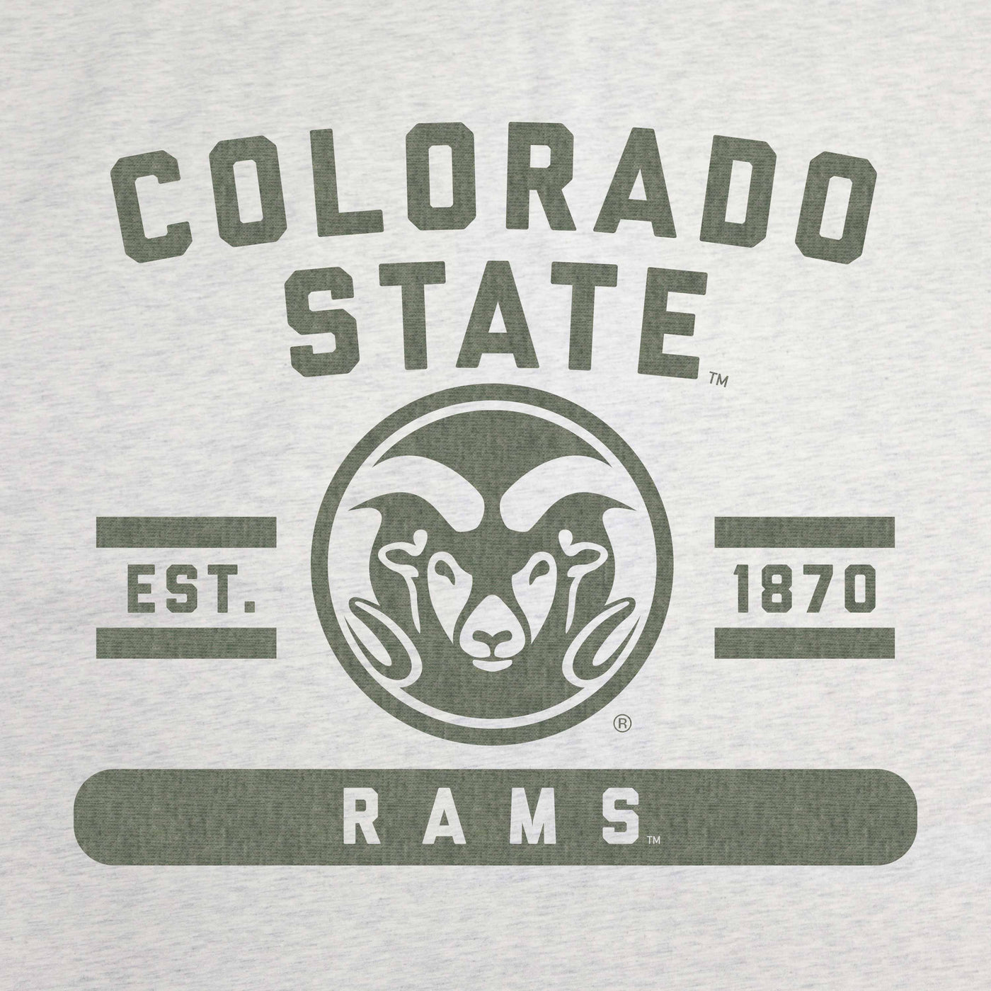 Colorado State Sublimated Sweatshirt Blanket