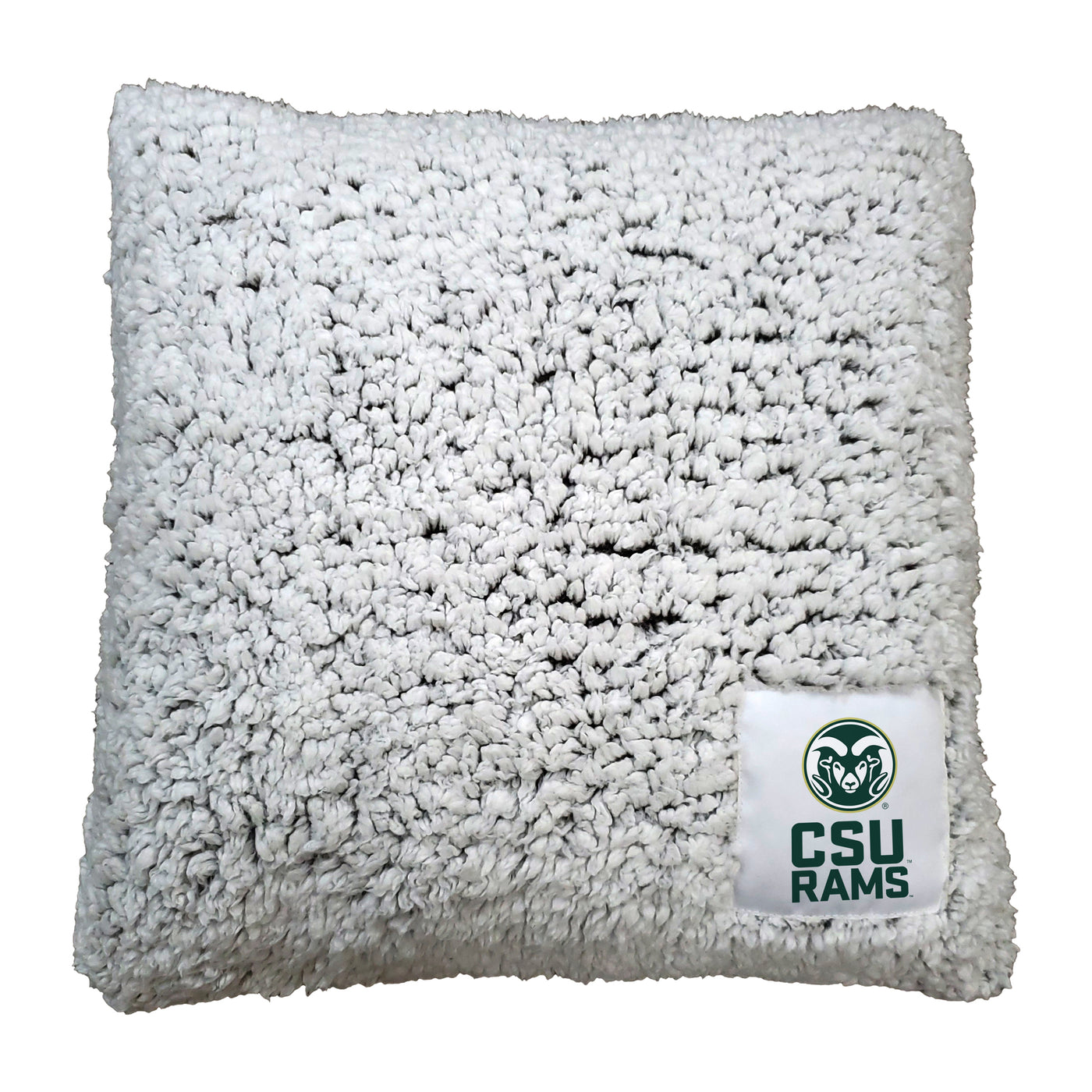 CO State Campus Colors Frosty Throw Pillow