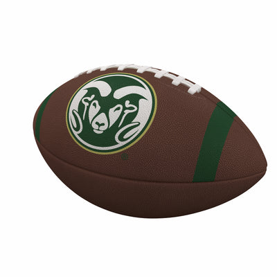 CO State Team Stripe Official-Size Composite Football
