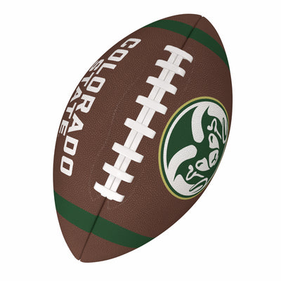 CO State Team Stripe Official-Size Composite Football