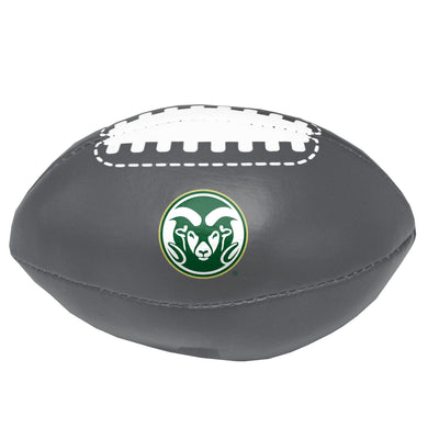 Colorado State University Charcoal Micro Soft Football f/ Primary Logo