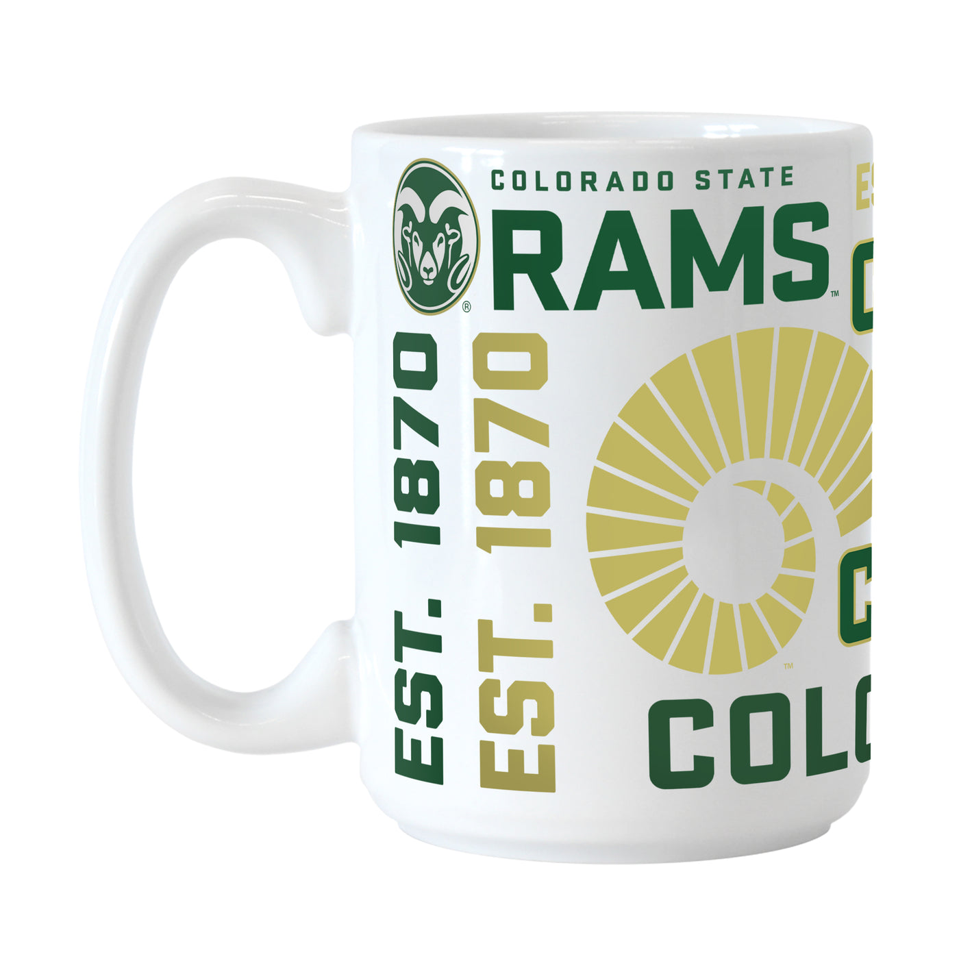 Colorado State 15oz Spirit Sublimated Mug - Logo Brands