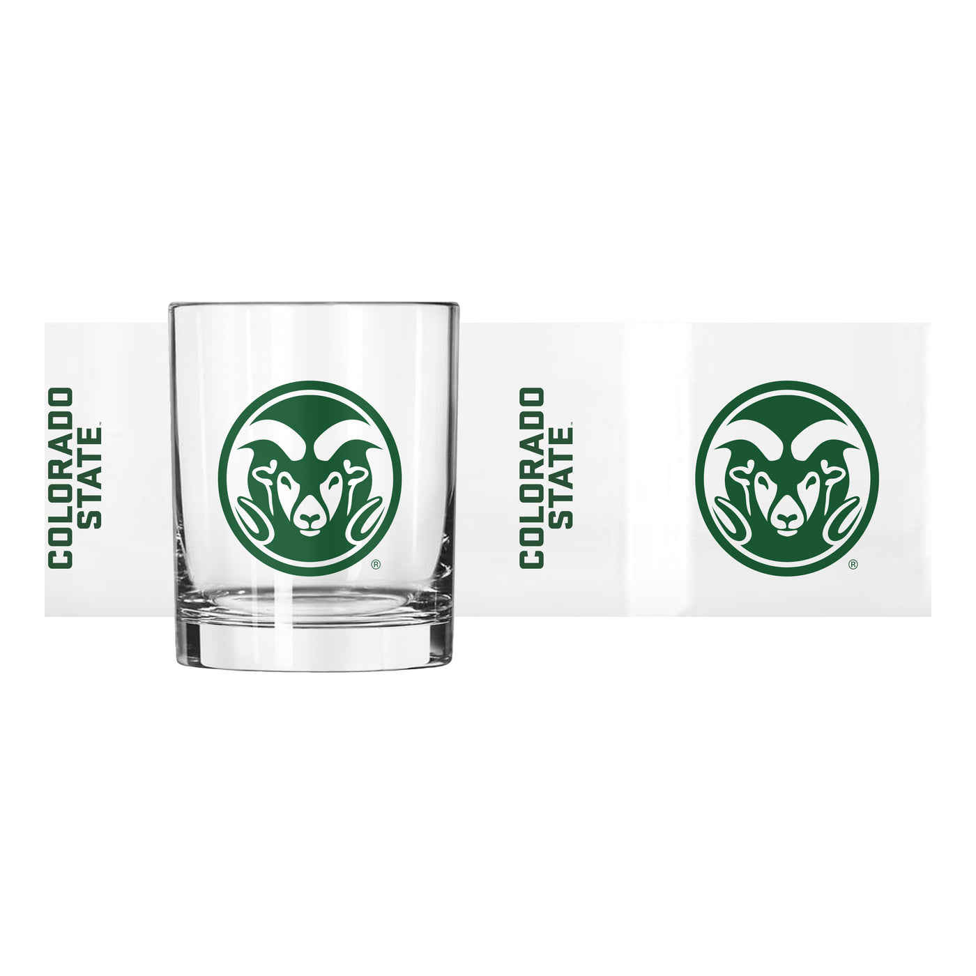 Colorado State 14oz Gameday Rocks Glass - Logo Brands