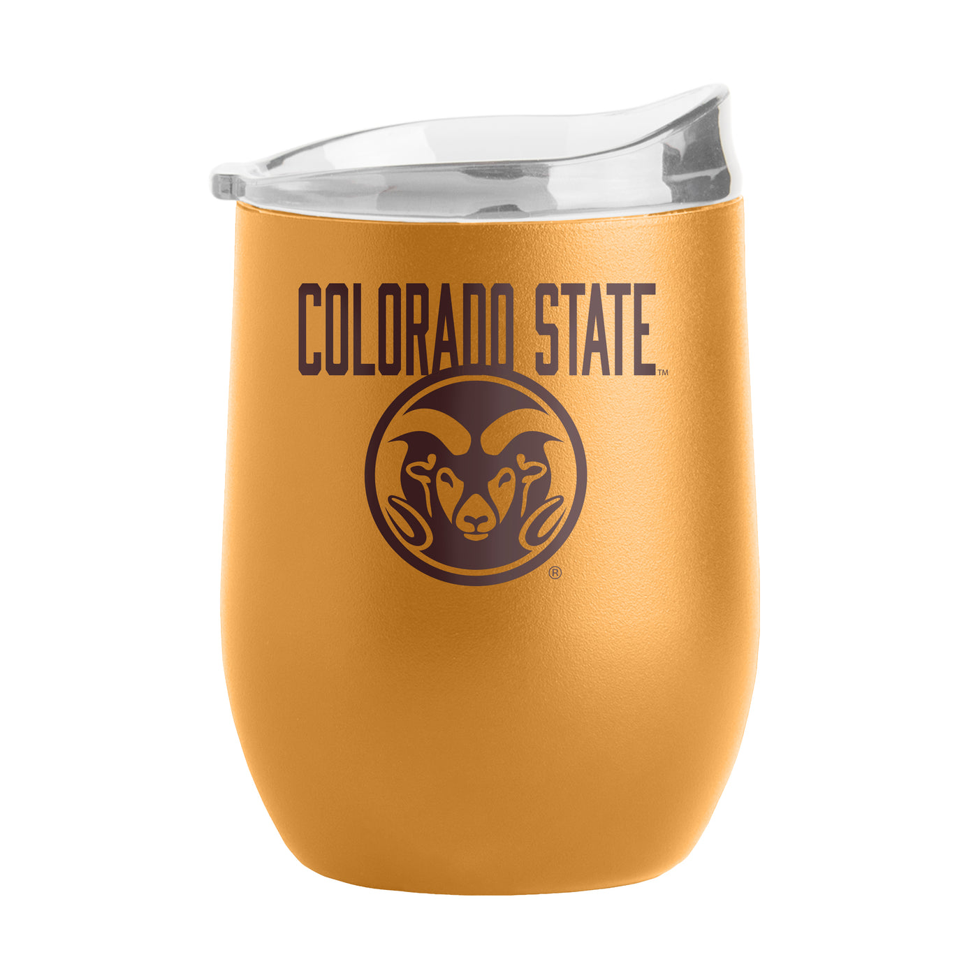 Colorado State 16oz Huddle Powder Coat Curved Bev