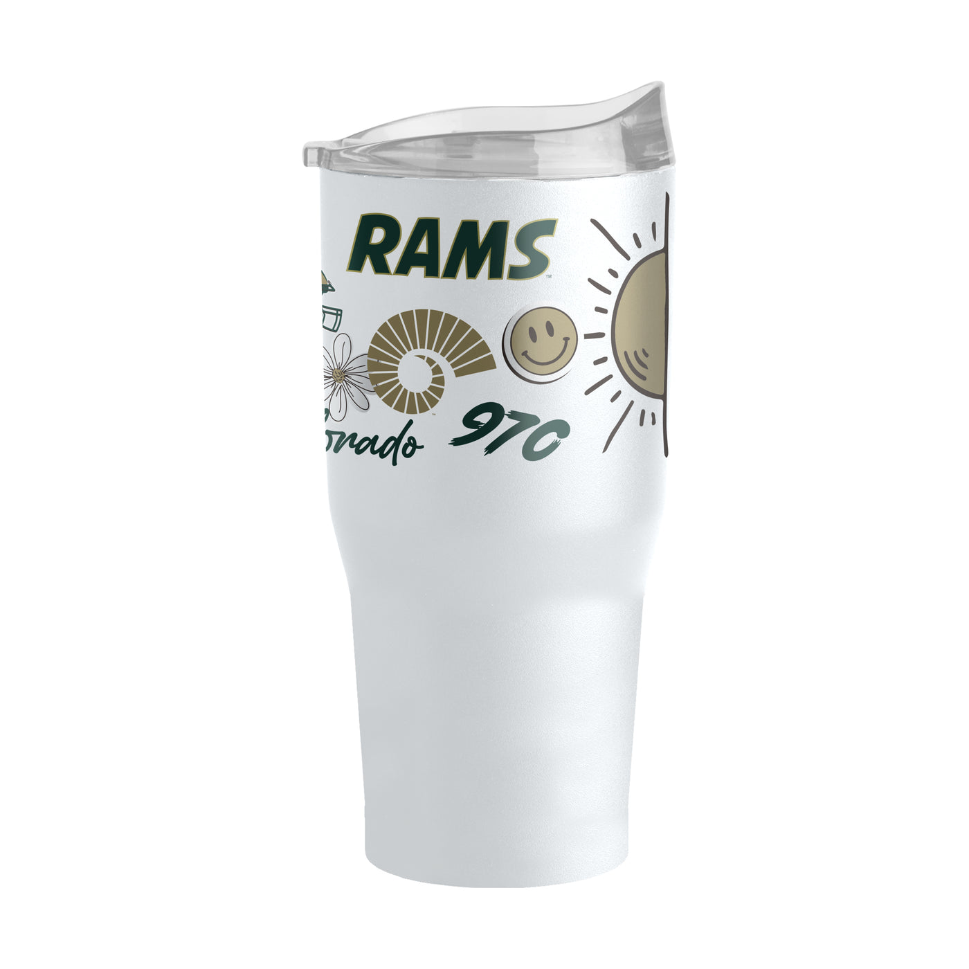 Colorado State 30oz Native Powder Coat Tumbler