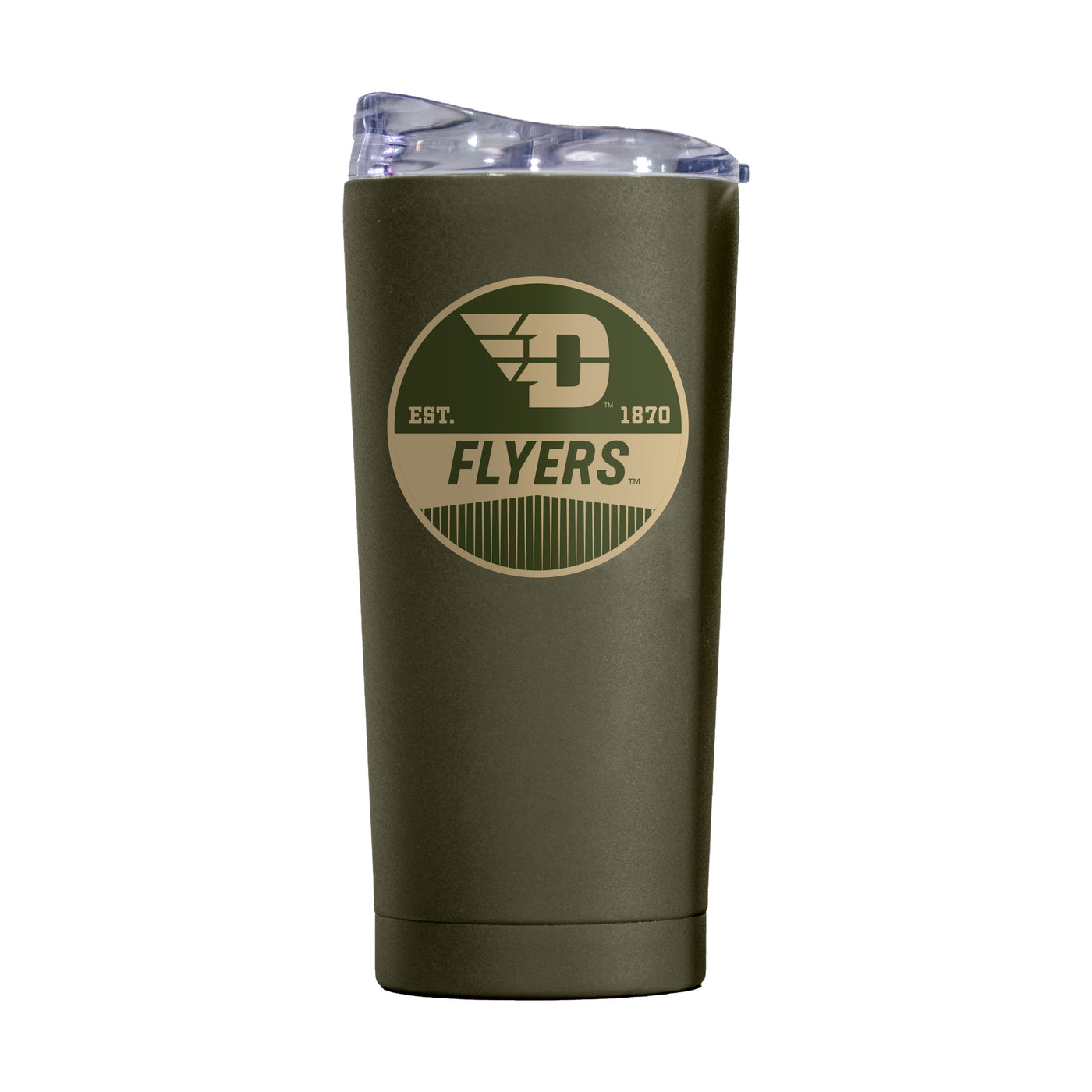 Dayton 20oz Badge Powder Coat Tumbler