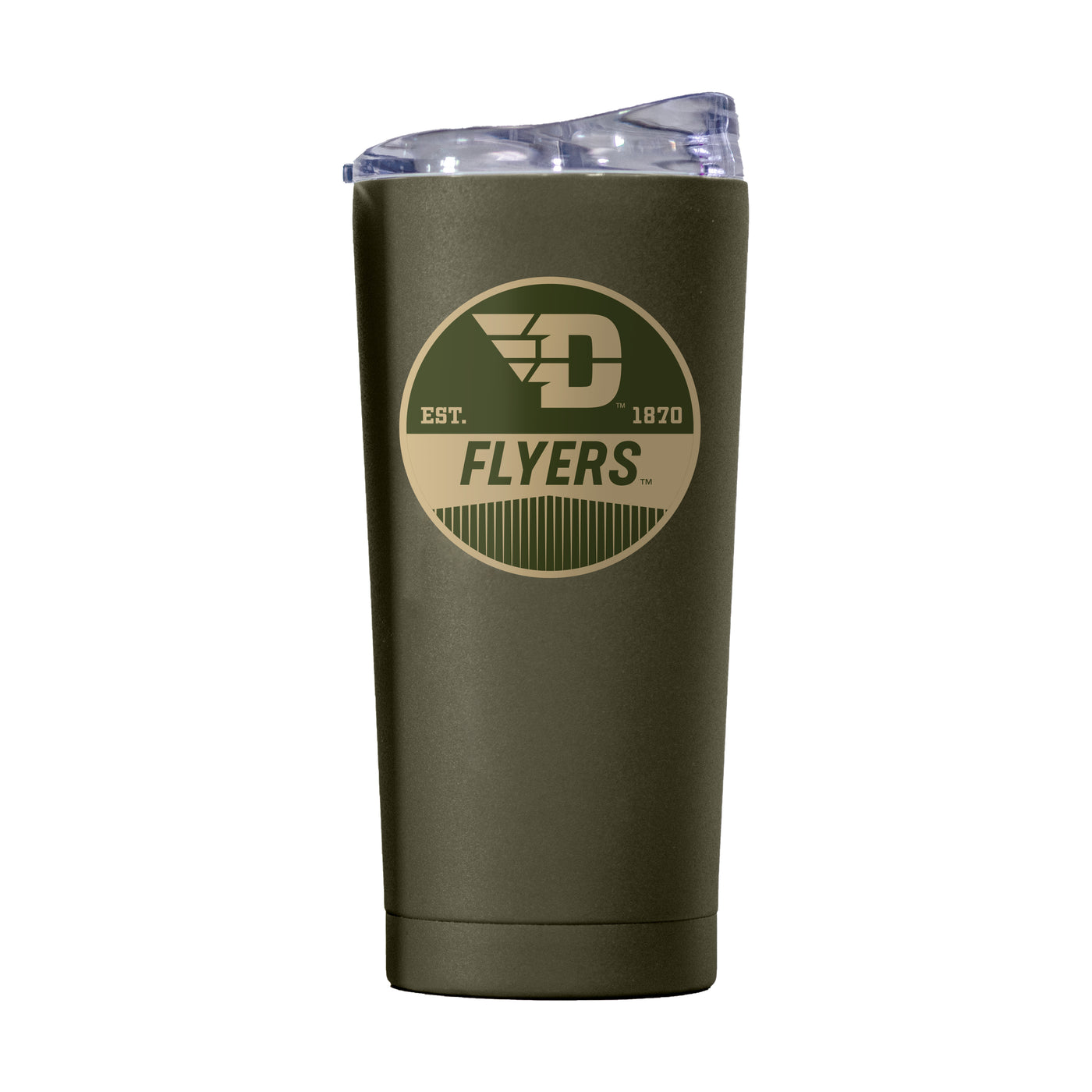 Dayton 20oz Badge Powder Coat Tumbler