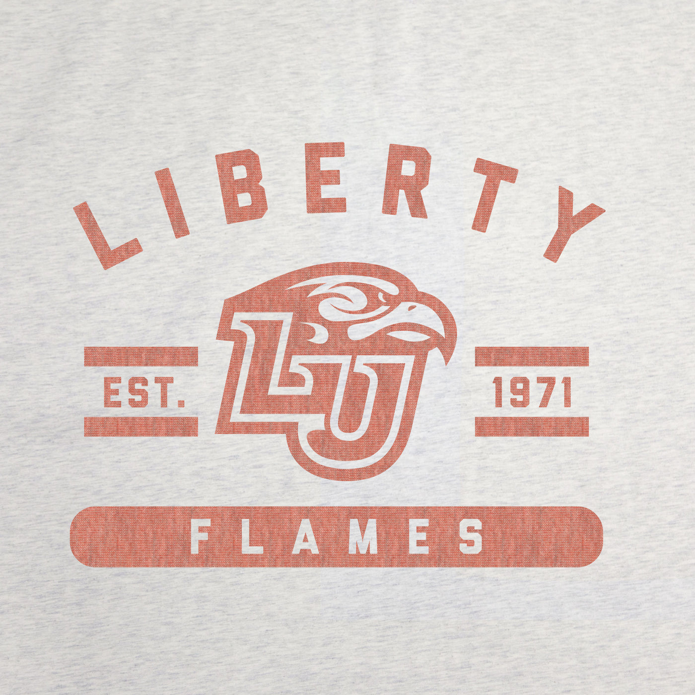 Liberty University Red Logo Sublimated Sweatshirt Blanket