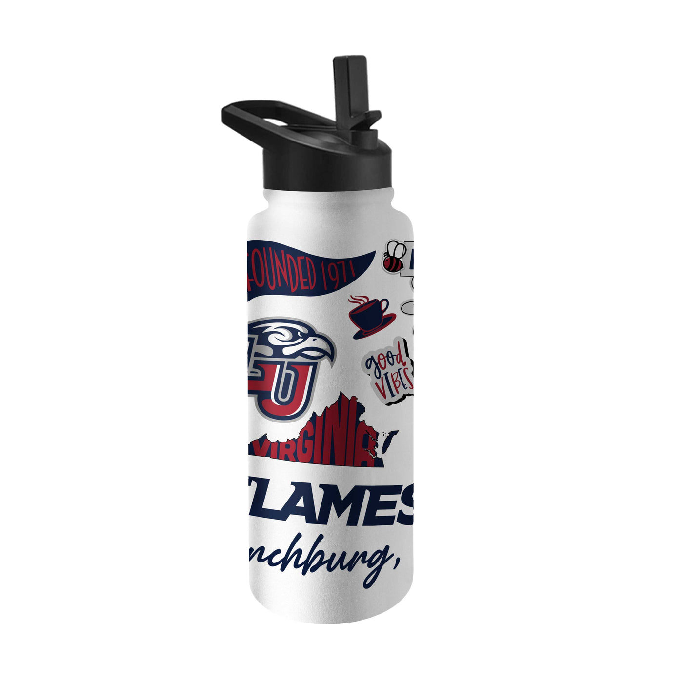 Liberty University 34oz Native Quencher Bottle