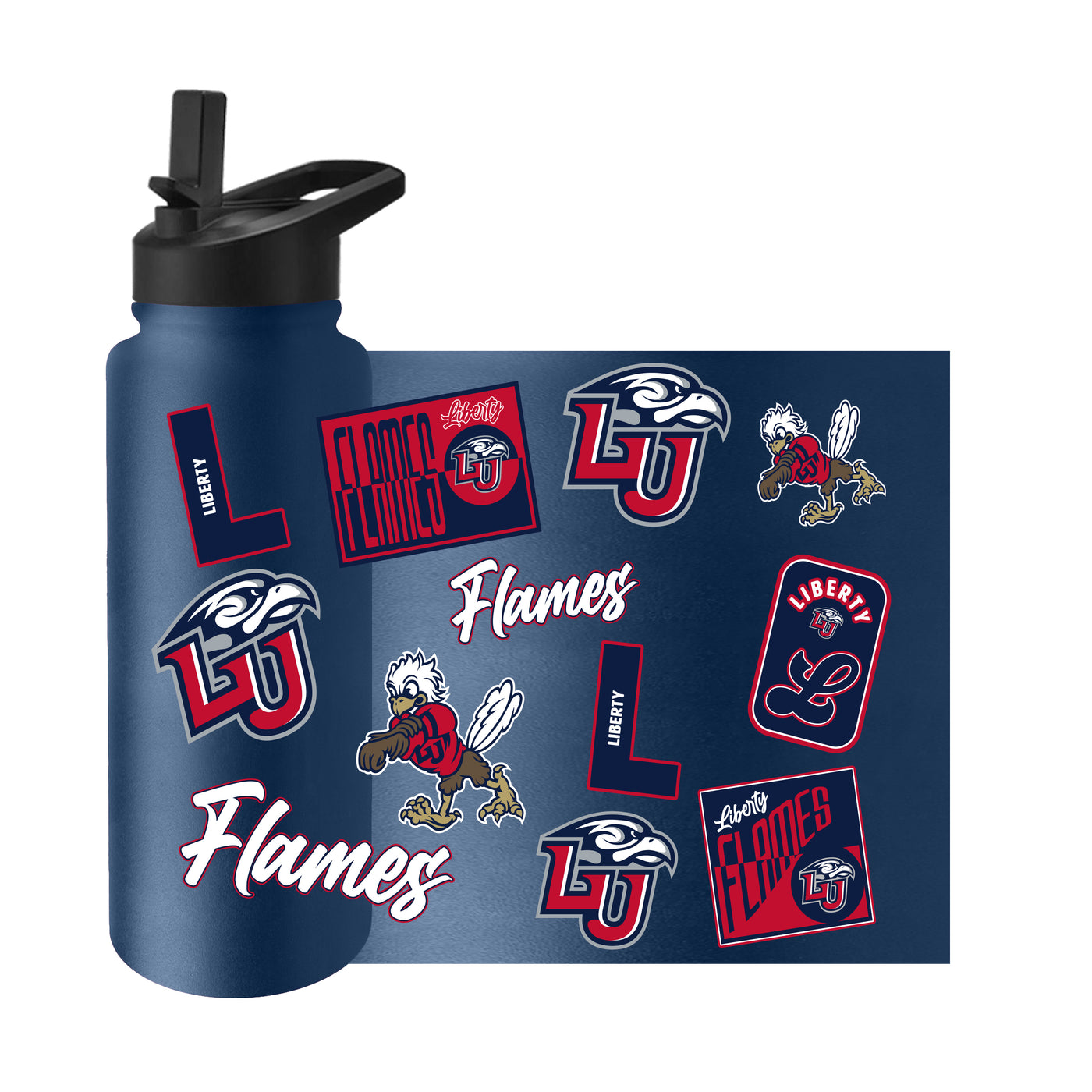 Liberty University 34oz Dreamweave Quencher Bottle