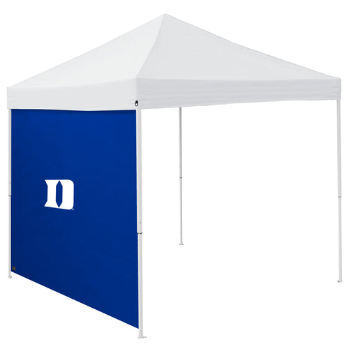 Duke 9x9 side panel for Logo Brands shelter, showing durable fabric and attachment points for weather protection.