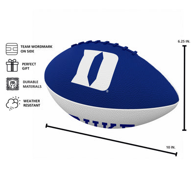 Duke Pinwheel Junior Size Rubber Football