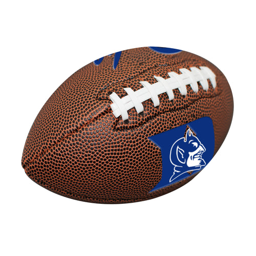 Mini composite football for recreation by Logo Brands, showing a close-up of the Duke Mini Size football on a plain background.