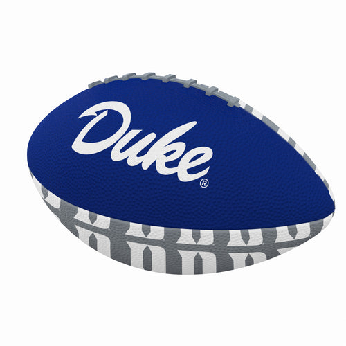 Mini rubber football by Logo Brands, perfect for recreation and casual play, shown in a close-up image.
