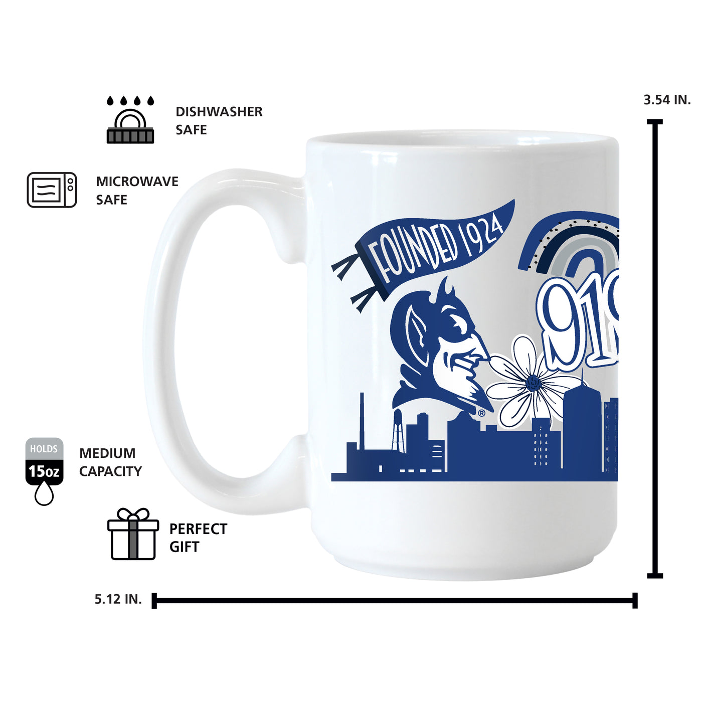 Duke 15oz Native Sublimated Mug