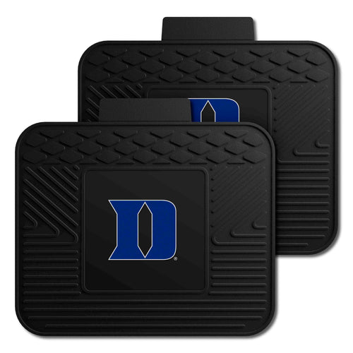 Duke University 2 Utility Auto Mat by Logo Brands, featuring the university logo and designed for vehicle protection and style.