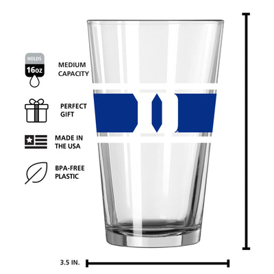 Duke 16oz Stripe Pint Glass