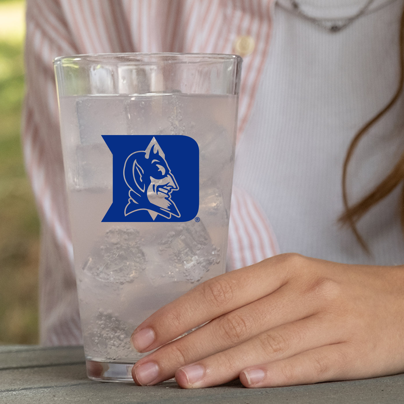 Duke 16oz Gameday Pint Glass
