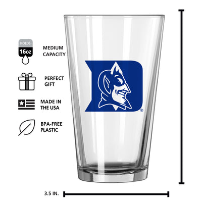 Duke 16oz Gameday Pint Glass