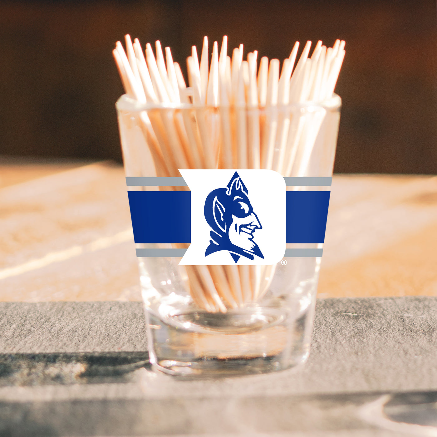Duke 2oz Stripe Shot Glass