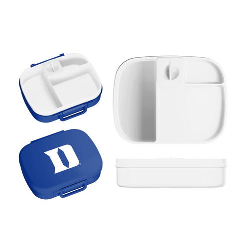 Duke Travel Lunch Box cooler by Logo Brands with insulated interior and carrying handle, designed for on-the-go meals.