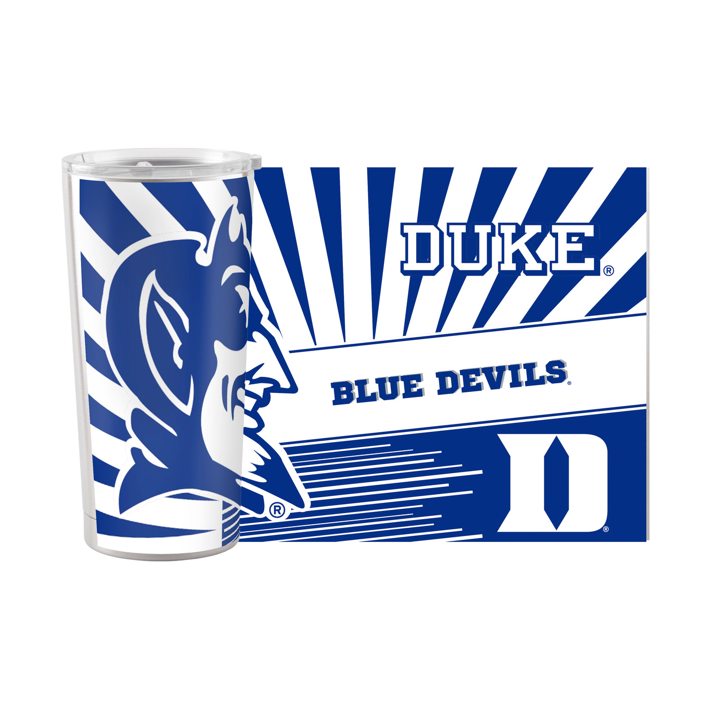 Duke 20oz Mascot Stainless Tumbler