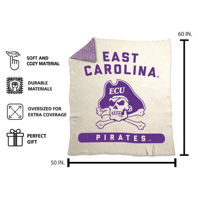 East Carolina Luxe Prime Dreams Throw
