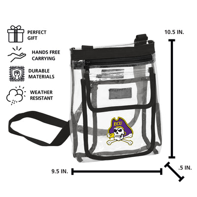 East Carolina Gameday Clear Crossbody